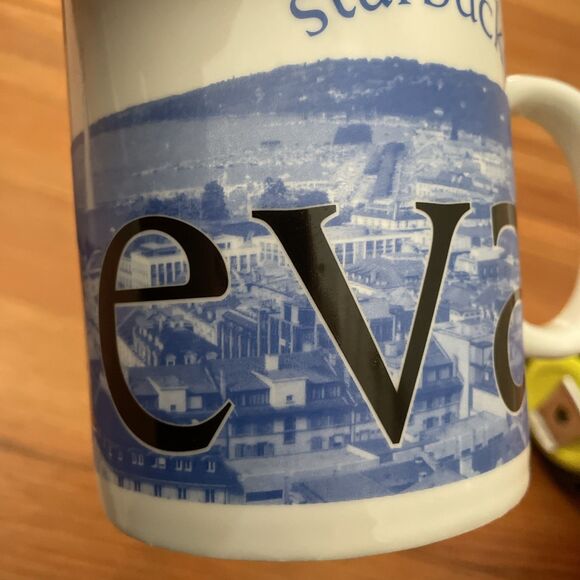 Starbucks City Mug Collector Series Geneva Switzerland 16 Oz You are Here - Picture 9 of 10